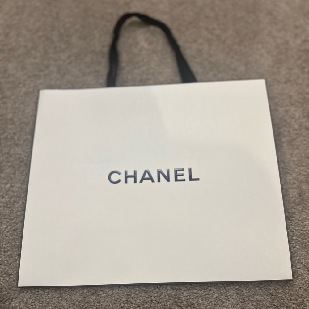 CHANEL Classic White Tote Bag